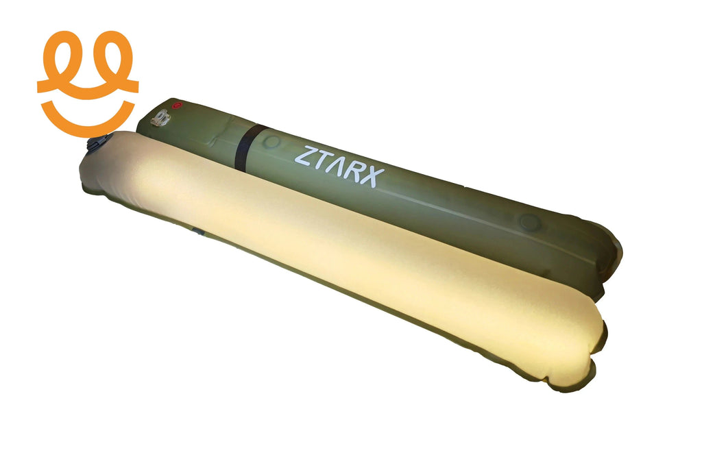Ztarx Inflatable LED Tube Light USB Solar Charging Built-in Battery Air Light Waterproof