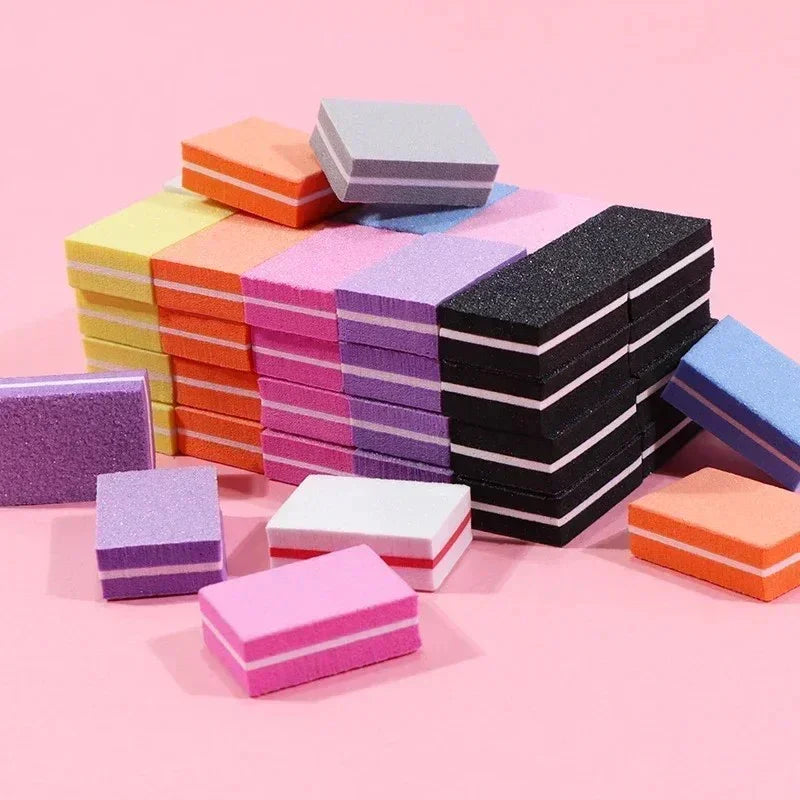 Mini Buffing Sanding Files Block Pedicure Care Nail Art Buffer Polish Manicure Pedicure Nail File Tools Nail Charm new