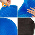 Double Layer Honeycomb Gel Seat Cushion, Breathable Chair Pad, Non-Slip Cover, Office, Home, Wheelchair, Cars