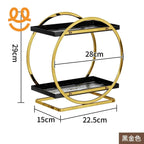 Shelf Light Luxury Toilet Bathroom Wash Rack Cosmetics Storage Box Desktop Dresser Rack