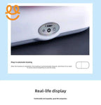 Close-up of plug-in automatic heating device control panel with heating indicator icons