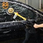 Car Rotary Wash Brush Kit 360 Degree Automatic Rotating Adjustable Dip Wash Brush High Pressure Washer for Vehicle Cleaning