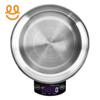 Digital Kitchen Scale Baking Scale Measuring Stainless Steel Accurate 5kg/1G Electronic Food Scale for Baking Cooking Kitchen