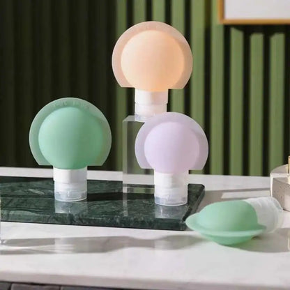 3PCS/set Portable Travel Bottles Soft Silicone Lotion Container Squeeze Tube Empty Bottle Cometic Shampoo Soap Refillable Bottle