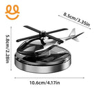 Helicopter Car Fragrance Diffuser Helicopter Shape Dashboard Car Aromatherapy Diffuser Rotation Car Perfume Diffuser Ornament