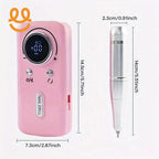 6pcs-Portable Nail Drill Electric File 45000RPM Professional Rechargeable Nail Sander Cordless Nail Drill for Acrylic Nails Remo