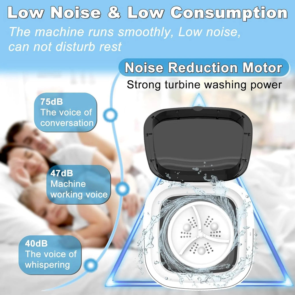 Portable Washing Machine, 10L Washer and Dryer