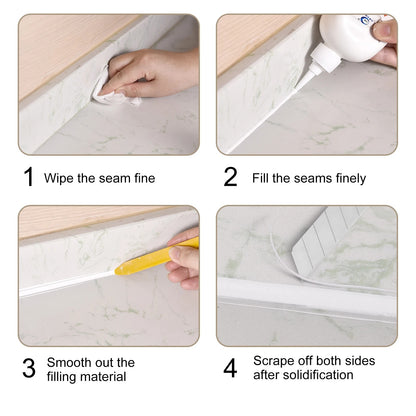 280ml Ceramic Tile Filler Waterproof Mildew Repair Agent House Ceramic Beauty Agent Cleaner Porcelain Seam Tile Wall Bathro