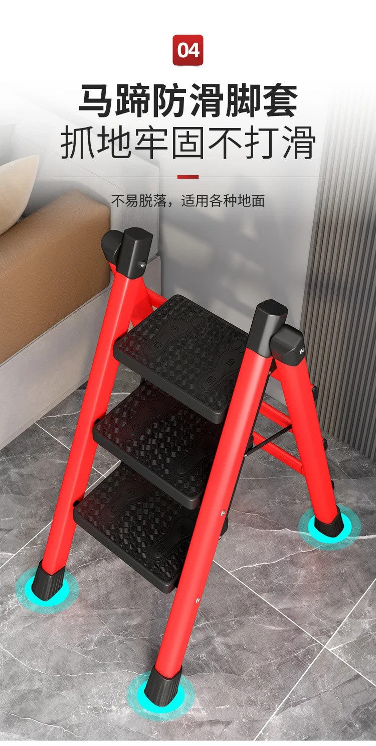 Ladder Folding Retractable Stairs Can Be Climbed Multi-functional Herringbone Ladder