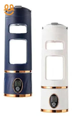Portable Electric Blender Bottle (LED Display, USB Rechargeable) – Personal Smoothie & Shake Maker