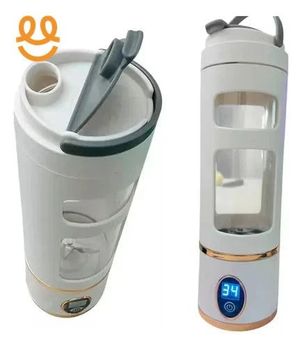 Portable Electric Blender Bottle (LED Display, USB Rechargeable) – Personal Smoothie & Shake Maker