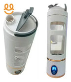 Portable Electric Blender Bottle (LED Display, USB Rechargeable) – Personal Smoothie & Shake Maker