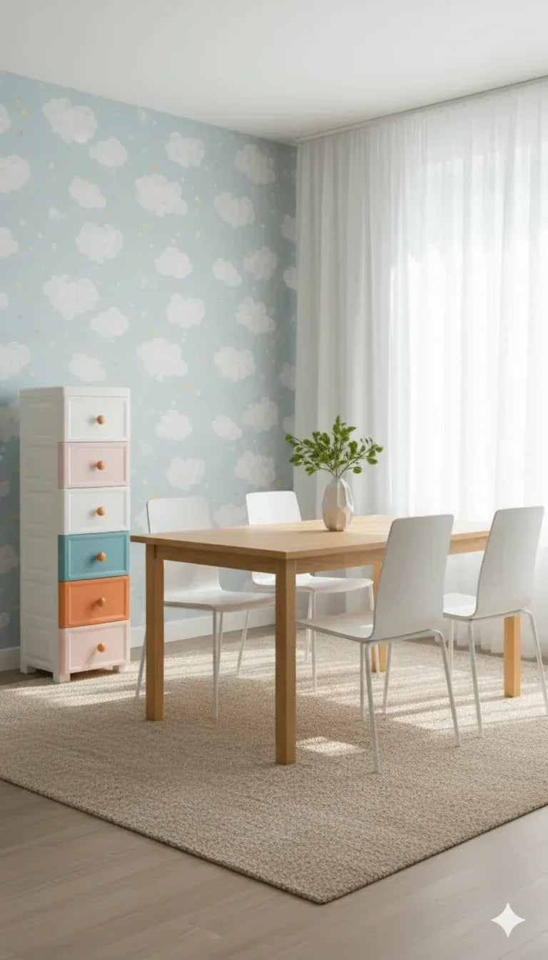 Storage Cabinet Drawer Type Kitchen Gap Plastic Storage Rack Toilet Narrow Storage Cabinet