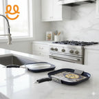 Premium Square Cooking Pan – Anti-Slip Handle, Even-Heat Base, Non-Stick Surface