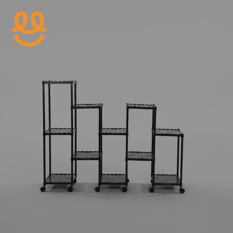 “Plants Organizer Trolley – Multi-Tier Indoor & Outdoor Plant Storage Cart”