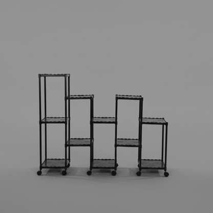 “Plants Organizer Trolley – Multi-Tier Indoor & Outdoor Plant Storage Cart”