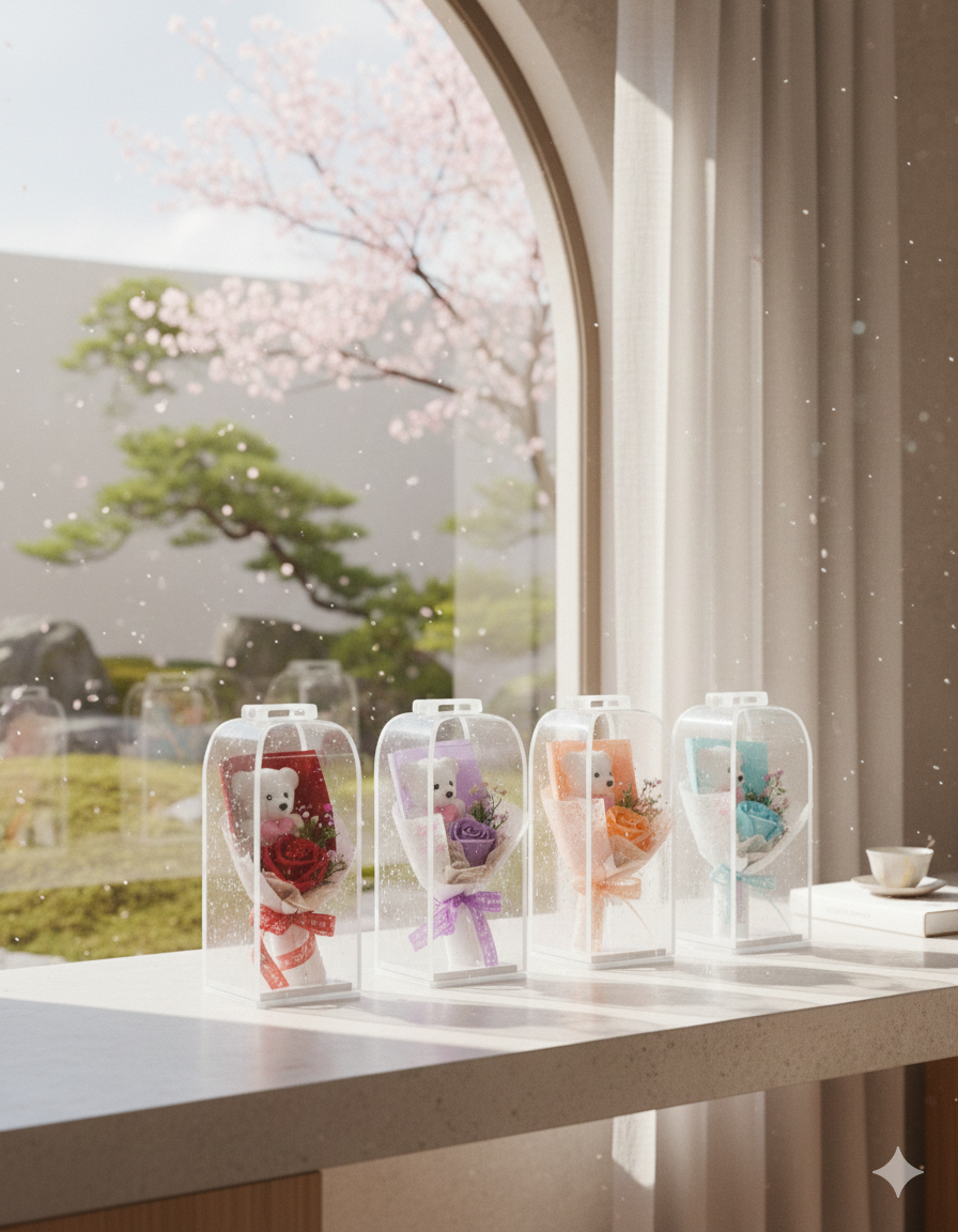 “Mini Gift Bouquet with Teddy Bear – Cute Romantic Present”