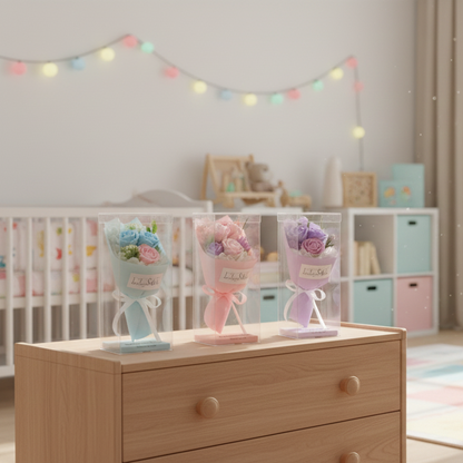 Flower Packing Box Transparent PVC DIY Flower Bouquet Gift Boxes Packaging Baby Shower Birthday Wedding Decoration