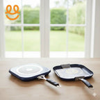 Premium Square Cooking Pan – Anti-Slip Handle, Even-Heat Base, Non-Stick Surface