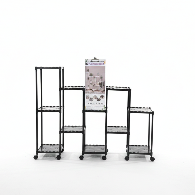 “Plants Organizer Trolley – Multi-Tier Indoor & Outdoor Plant Storage Cart”