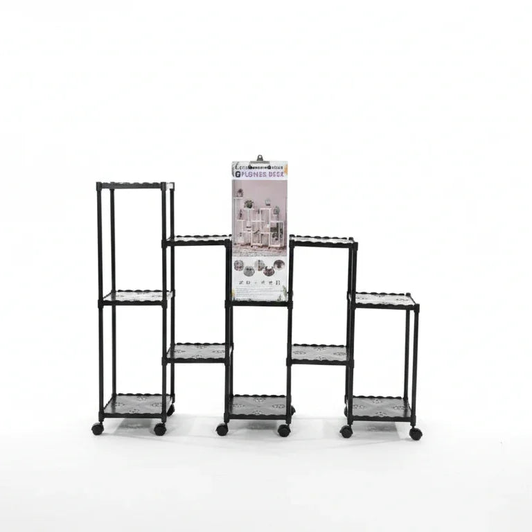 “Plants Organizer Trolley – Multi-Tier Indoor & Outdoor Plant Storage Cart”