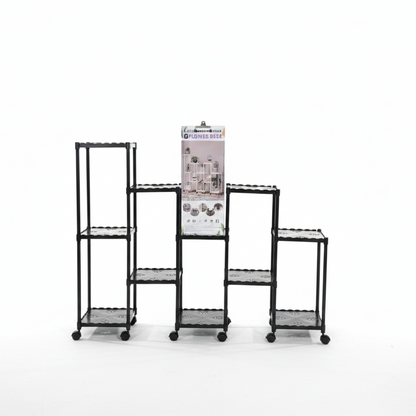 “Plants Organizer Trolley – Multi-Tier Indoor & Outdoor Plant Storage Cart”