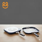 Premium Square Cooking Pan – Anti-Slip Handle, Even-Heat Base, Non-Stick Surface