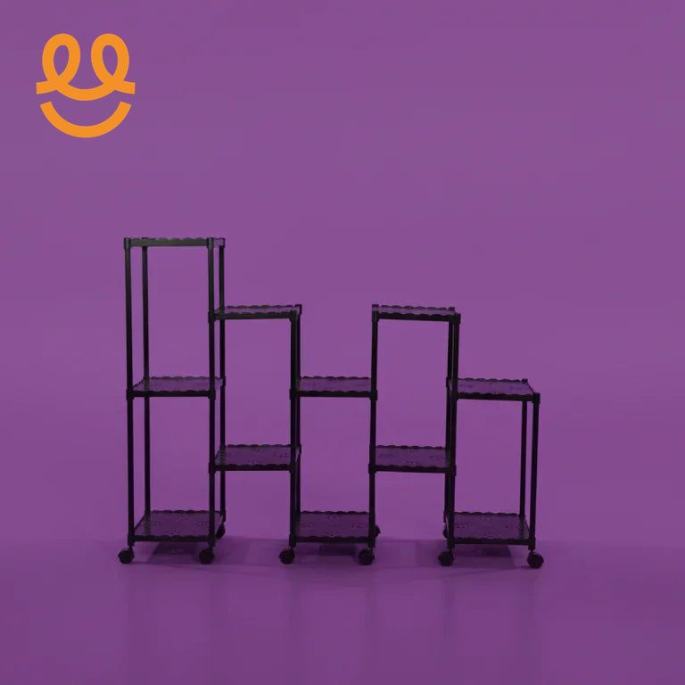 “Plants Organizer Trolley – Multi-Tier Indoor & Outdoor Plant Storage Cart”