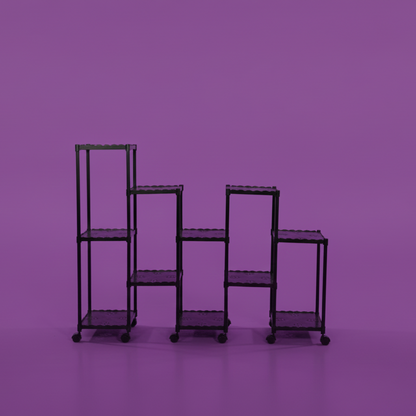 “Plants Organizer Trolley – Multi-Tier Indoor & Outdoor Plant Storage Cart”