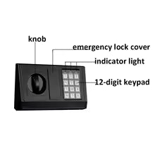 25SEC cheap solid digital lock electronic safe home office safe cabinet