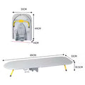 Folding Desktop Ironing Board Compact Mount Fold Down Ironing Board for Small Spaces Iron clothes Tabletop Mini Ironing Board