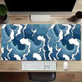Art Great Waves Mouse Pad Gaming XL HD Custom New Mousepad XXL Playmat Office Computer Non-Slip Big Mice Pad
