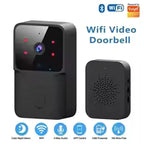 WiFi Doorbell Home Tuya WiFi Wireless Doorbell DC AC Battery Powered Camera Bell with Alex Google Bundle Video Doorbell Camera