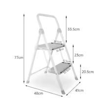 Thickened Multi-functional Household Folding Herringbone Ladder Indoor Climbing Two-step Stool for Kitchen Cleaning