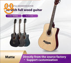 Premium Wooden Acoustic Guitar 38 Inch | Professional Cutaway Design for Beginners & Musicians