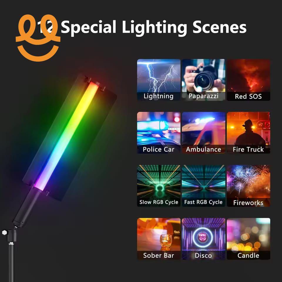 RGB Stick Light – Multi-Color LED Light for Photography & Video