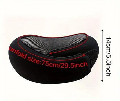 Portable Adjustable Travel Neck Pillow Memory Foam U-shaped Pillow