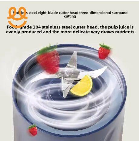 Portable Electric Blender Bottle (LED Display, USB Rechargeable) – Personal Smoothie & Shake Maker