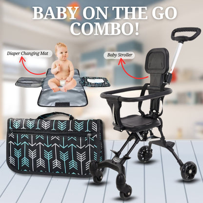 Foldable, Compact Light Weight Baby Stroller
