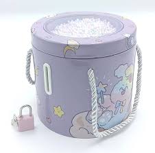 Round Shaped Metal Money Bank/Piggy Bank