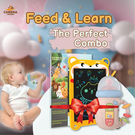 Bottle Toy with Illuminated teether Light-Up Sound & Music