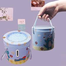 Round Shaped Metal Money Bank/Piggy Bank