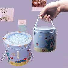 Round Shaped Metal Money Bank/Piggy Bank