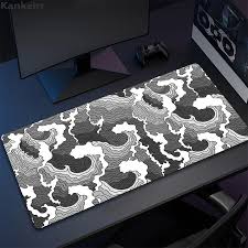 Art Great Waves Mouse Pad Gaming XL HD Custom New Mousepad XXL Playmat Office Computer Non-Slip Big Mice Pad