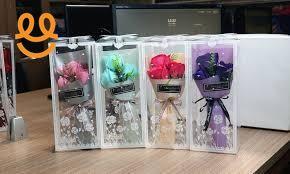 Artificial Rose Bouquet Hand Holding Soap Flower Valentine's Day Gift Wedding Decoration Artificial Flowers