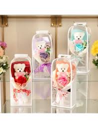 “Mini Gift Bouquet with Teddy Bear – Cute Romantic Present”