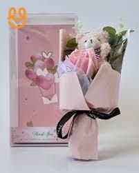 “Gifting Bouquet with Teddy Bear – Perfect Mini Romantic Gift”