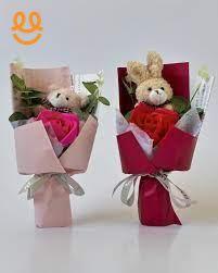 “Gifting Bouquet with Teddy Bear – Perfect Mini Romantic Gift”