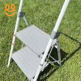 Thickened Multi-functional Household Folding Herringbone Ladder Indoor Climbing Two-step Stool for Kitchen Cleaning