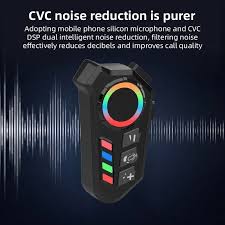 Motorcycle/Bike Helmet Headphones Helmet Communication System Colorful Light Voice Assistant Earphone Noise Cancellation for Cycling